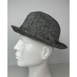 Pacific Dorfman Men's Tweed Fedora Hat Size Small Wool Blend